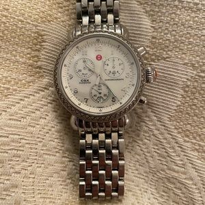 Michele CSX Diamond Chronograph Watch